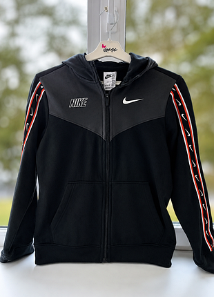 Зипка/худи nike на мальчика черная с капюшоном