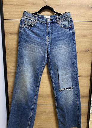 Джинси широкого крою zara