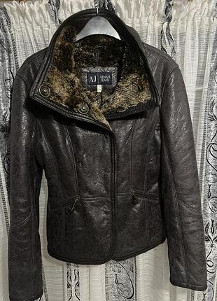 Дубленка armani jeans
