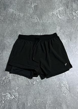 Спортивні шорти 2 в 1 primark m розмір оригінал чорні чоловічі