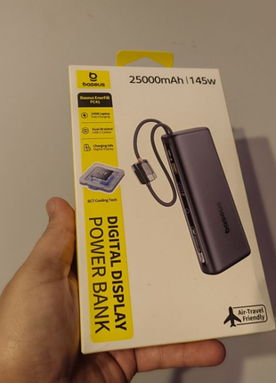 Powerbank baseus 145w enerfill fc41 25000mah новий