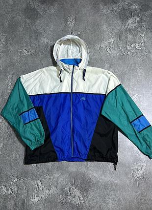 Вінтажна вітровка nike l розмір куртка оригінал різнокольорова чоловіча