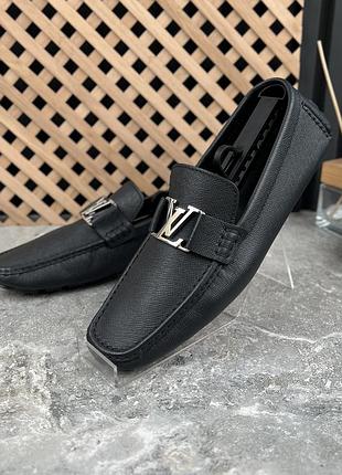 Louis vuitton monte carlo driving moccasin мужские мокасины кожа оригинал 43.5 eur
