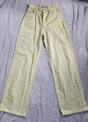 Широкі джинси bershka wide leg