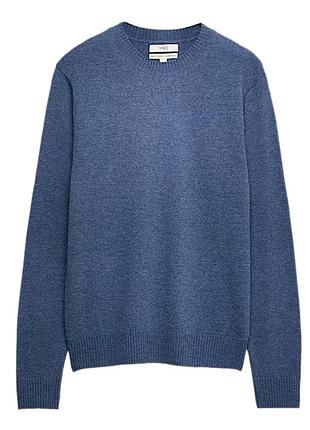 Синій меланжевий  джемпер від бренду m&s collection