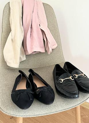 Лот 4 брендові речі для дівчинки! 2 пари туфлів  37р (h&m та lc waikiki)+ 2 колготок