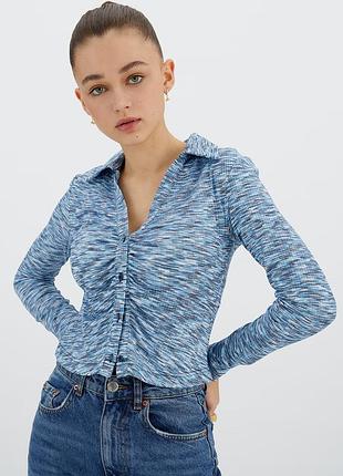 Кофта жіноча stradivarius s блакитна