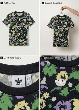 Футболка жіноча adidas original  (floral pattern)