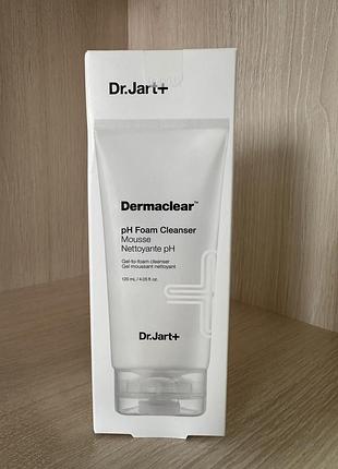 Гель-пінка для вмивання dr.jart+ dermaclear ph foam cleanser, 120мл