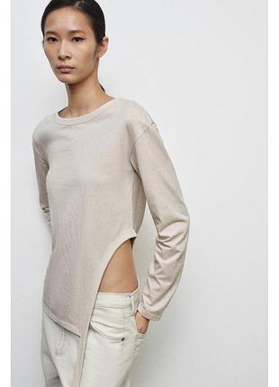 Асиметрична кофта, бренд zara