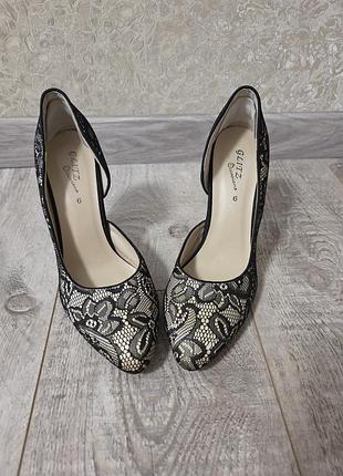 Элегантные женские туфли glitz occasions с изящным кружевным узором