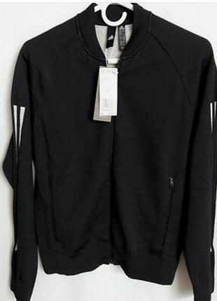 Женская спортивная куртка-бомбер adidas id knit bomber, размер s (оригинал)