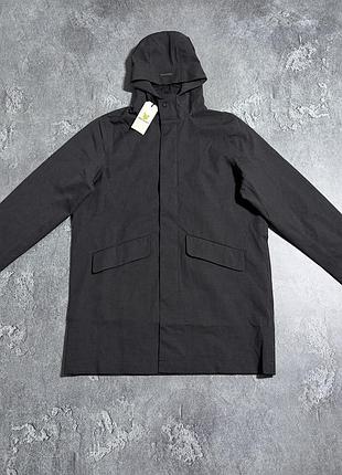 Парка lyle & scott l розмір нова темно-сіра куртка чоловіча
