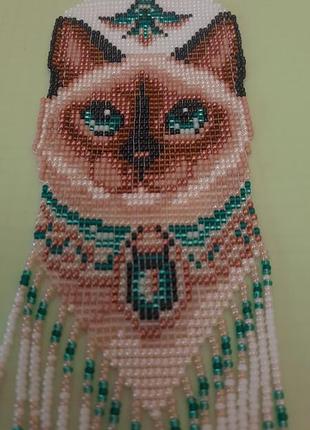 Брошка котик