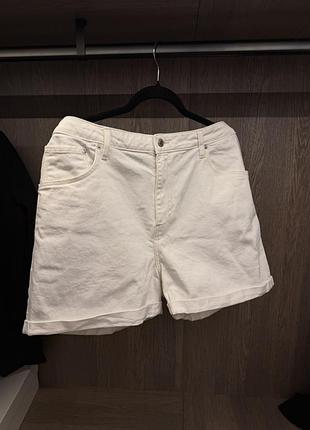 Білі шорти h&m великого розміру
