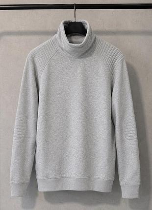 Чоловічий світшот h&m сірий з високим коміром s