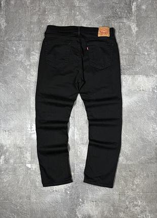 Чоловічі чорні джинси levi's 514 straight fit original левіс левайс класичні прямого крою розмір w36 l32 xl-xxl штани денім бавовна стан ідеальний