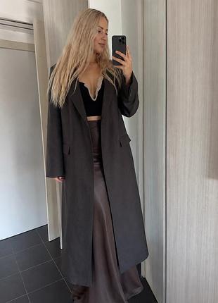 Піджак пальто zara limited edition l новий 49% вовни