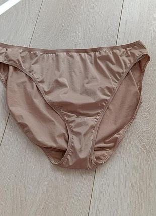 Бежеві трусики базові труси f&f xl 14 42 50