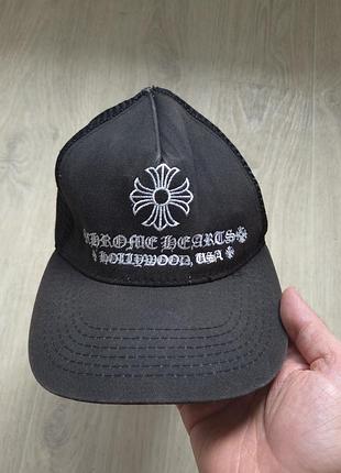 Chrome hearts trucker cross hat бейсболка