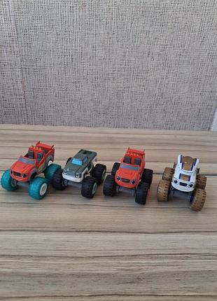 Металлические машинки блеск и чудо машинки blaze &amp; the monster machines