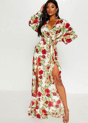 Розпродаж сукня prettylittlething кімоно з розрізами