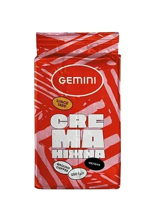 Кава мелена gemini   crema 250 г