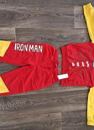 Спортивный костюм marvel iron man для мальчика, 122 см