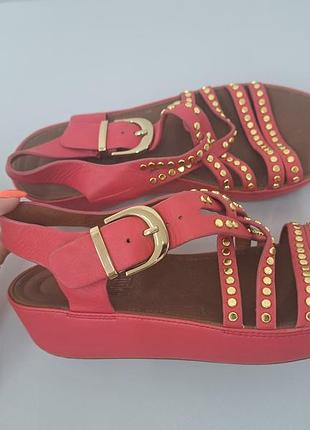 Кожаные босоножки fit flop р.37