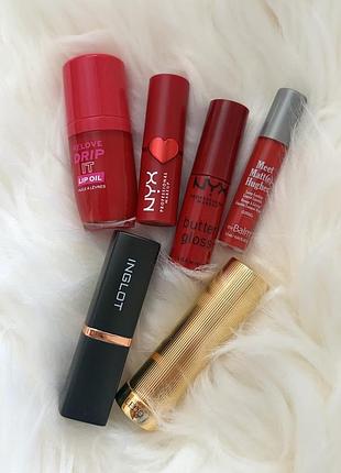 Набір помад nyx inglot thebalm makeup revolution patricia ledo