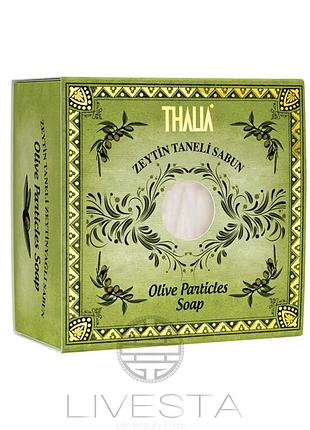 Скрабуюче мило з олією і кісточками оливи thalia, 150 г