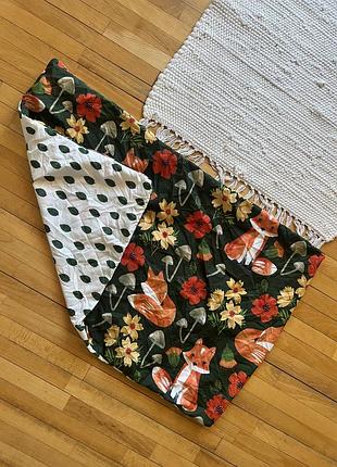Двостороння наволочка george home 🌿🦊– яскрава й практична, з різними принтами з обох боків. чудове доповнення у спальню.
