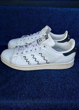 Кросівки оригінальні шкіряні adidas stan smith zig zag, розмір 40(25.5)см.