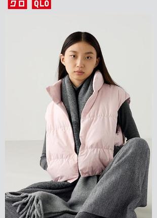 Пуховый жилет uniqlo