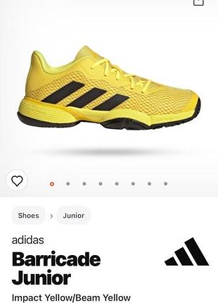 Тенісні кросівки adidas barricade,24 см
