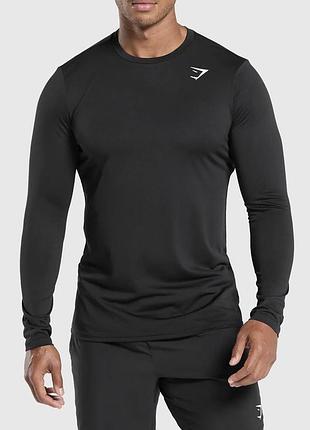 Gymshark long sleeve мужской лонгслив,кофта для тренировок