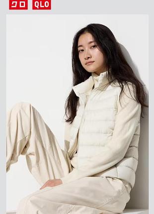 Ультралегкий пуховый жилет uniqlo