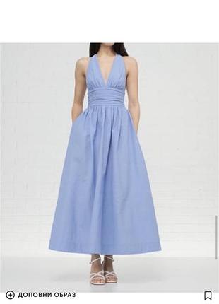 Сукня льон блакитна cher 17, s