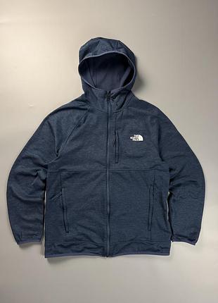 Чоловіча флісова кофта зіп худі the north face tnf оригінал l