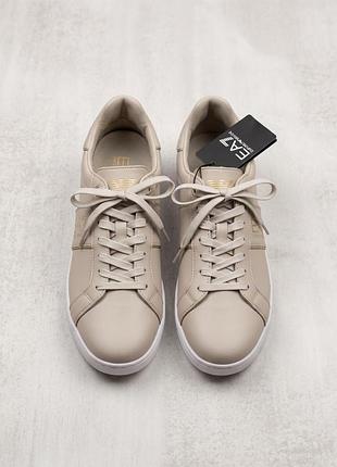 Кеди жіночі emporio armani бежеві