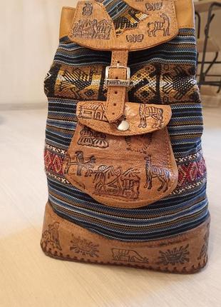 Рюкзак в этностиле puro cuero
