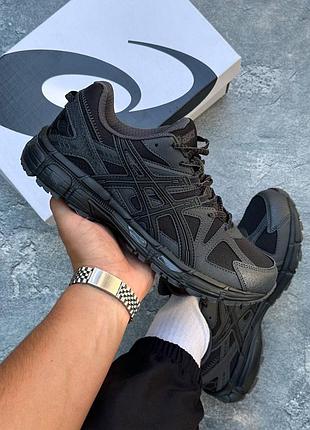 Термо asics gel-kahana 8 total black gortex💦