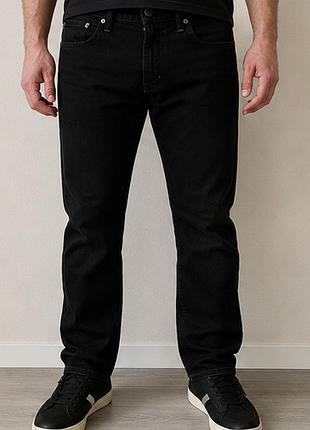 Чоловічі джинси levi’s 514 straight fit чорні w30