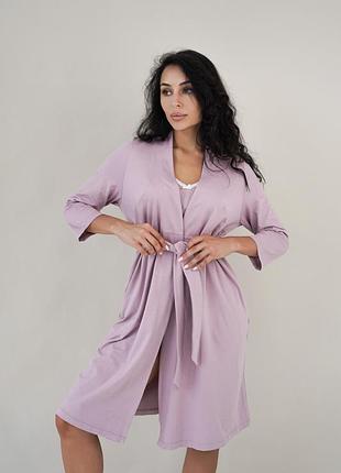 Халат для беременных и кормящих мам soft&lace "мамин дім"