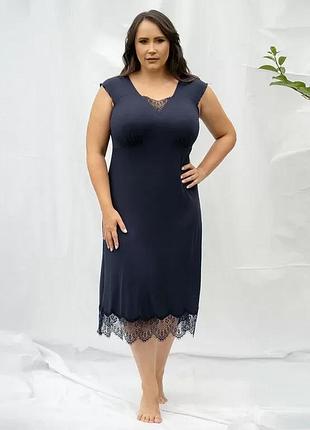 Женская классическая ночная сорочка из вискозы shato 2310 xl