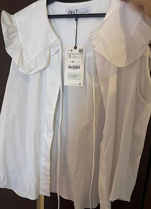 Сорочка без рукавів від zara