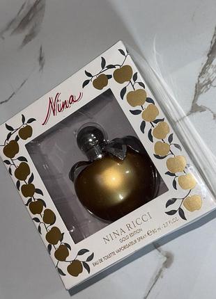 Парфуми жіночі ✨nina ricci gold✨ духи 80 мл ніжний шлейфовий аромат