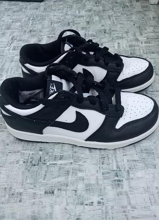 Кросівки хлопчачі nike шкіряні чорно-білі