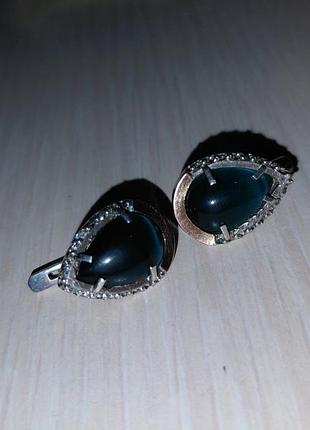 Серьги серебряные