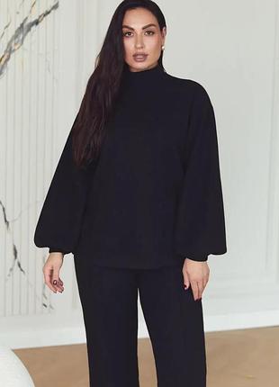 Жіноча кофта xxl-3xl. чорний